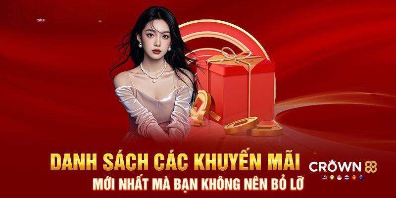 Nhà cái đưa ra chương trình khuyến mãi Crown88 hấp dẫn